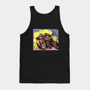 Vintage comic panel 1940's, Bike! Tank Top